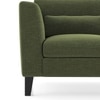 Lewis 3 Seater Fabric Sofa In Moss Green Colour