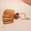 Ireka Home River Loop Acacia Wood Serving Board Set – Set of 4