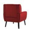 Derel Accent Chair in Maroon Colour