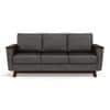 Corby Essential 3 Seater Fabric Sofa in Steel Colour