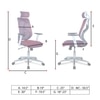 Wiweangs High Back Ergonomic Chair in Red Colour