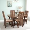 Columbus Sheesham Wood 4 seater Dining Table Set in Teak Finish
