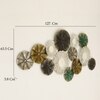 W-Grace Abstract Metal Wall Decor in Multicolor Set of 1