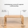Aadison Kittie Solid Wood Coffee Table