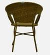 Ballarat Wicker Table And Chair Set In Beige Dual Tone Finish