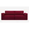 Cacef 3 Seater Pull Out Sofa cum Bed in Maroon Colour
