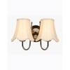 Devansh Metal Electric Wall Light in Gold Colour with Multicolor Shade Count of 1 Light