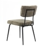 Yucca Fabric Dining Chair in Grey Colour