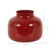Metal Flower Pot In Maroon Colour