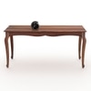Samuel Solid Wood 6 Seater Dining Table in Urban Teak Finish