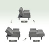Horizon 3 Seater Sofa Cum Bed In Grey Colour