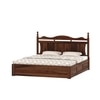 Lavento Sheesham Wood King Size Bed With Box Storage In Provincial Teak Finish