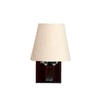 Devansh Solid Wood Electric Wall Light in off-white Colour with off-white Shade Count of 1 Light