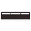 Carmond Solid Wood Free Standing TV Unit in Mahogany Finish