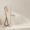 Zed Beige Jute Floor Lamp with Beige Jute Base