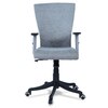 Rocknew York Mid Back Ergonomic Chair in Grey Colour