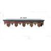 Amaro Red Colour Solid Wood Handcarved Floating Wall shelf