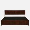 Jivanta Hydraulic Solid Wood Bed Queen Size in Tobacco Colour