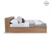 Vienta Engineered Wood Queen  Size Bed With Box Storage (Brentwood Oak Brown Finish)