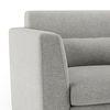 Lewis 1 Seater Fabric Sofa in Vapour Grey Colour