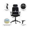 Merry Premium Ergonomic Office Chair High Back in Black Colour