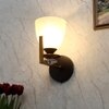 Eliante Modern Wall Lights Mild Steel & Glass Material Antique, Brown & White Finish