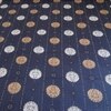 Dark Blue Floral 400 TC Cotton Flat Super King Size Bedsheet With 2 Pilllow Covers From Threads