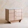 Dune Solid Wood Chest of Drawers in Brown Colour
