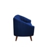 Nilo Velvet 3 Seater Sofa in Navy Blue Colour