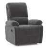 Edison Single Seater Recliner in Matte Grey Colour