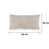 Nora Pale Whisper Decorative Cushion Cover 12 x 20 Inches