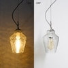 Brenda clear glass hanging light