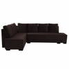 Melo 3 Seater Fold Out Sofa cum Bed  in Brown Colour
