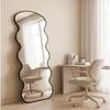 The Artment Black Meander Unbreakable Floor Mirror For Home (170 X 70 CM)