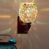 Devansh Solid Wood Electric Wall Light in Multi Colour with Multi Shade Count of 1 Light