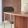 Copse Solid Wood 4 Seater Dining Table in Provincial Teak Finish