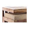 Irish Sheesham Wood 2 Seater Coffee Table Set In Teak Finish