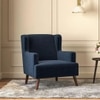 Brando Arm Chair in  Cobalt Colour