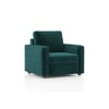 Apollo Compact 1 Seater Fabric Sofa in Malibu Colour