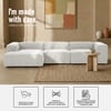 Elegantedge Wood Right Aligned 3-Seater With Upholstery Non Storage Sofa In Grey Colour