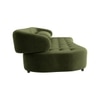 Henry Velvet 3 Seater Sofa Olive Green Color