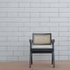 Atlanta Solid Wood Mango Arm Chair in Black