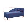 Korslund Velvet Chaise Launger in Navy Blue Colour