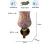 Devansh Metal Electric Wall Light in Gold Colour with Multi Shade Count of 1 Light