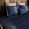 Stoa Paris Super King Bedsheet  Bedsheet, Mystique Blue Champagne