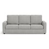 Apollo Compact Sofa Set (Colour : Vapour Grey, Cushion : Soft, Back Type : High Back, Seater : 3+1+1)