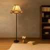 Devansh Wood Floor Lamp