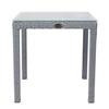 Canberra Wicker Table And Chair Set In Grey Dual Tone Finish