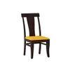 Arabia-Fabio 4 Seater Dining Table With Set Of 4 Chairs (Colour- Matty Yellow, Finish- Mahogany)