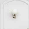 Orbit Single Light Opal Glass Wall Lamp